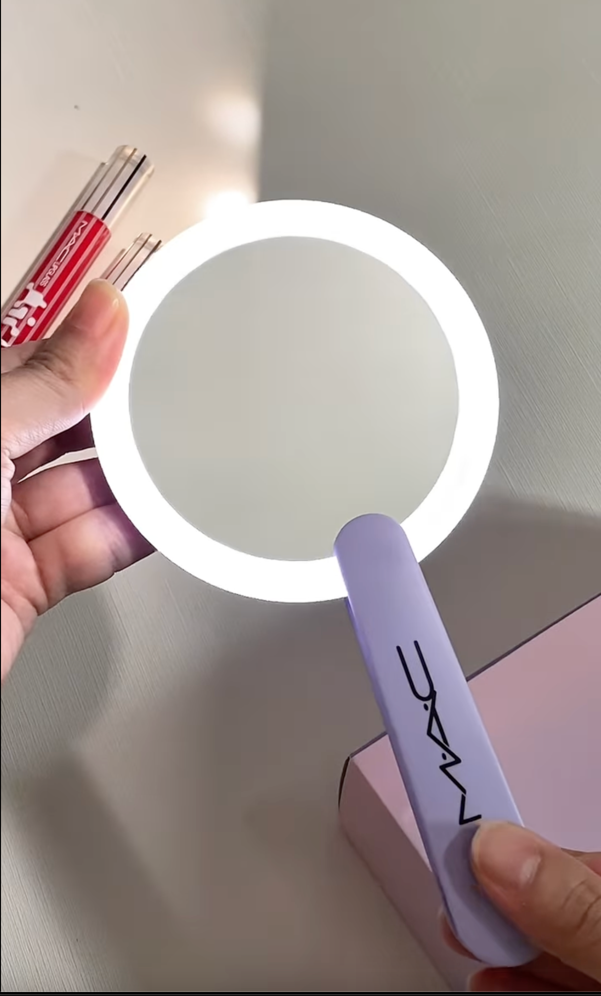 MAC cosmetic Purple LED Mirror