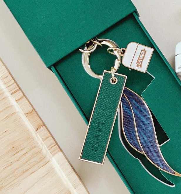 พวงกุญแจ Enamel ตกแต่งด้วยหนัง รูปแบบตามต้องการ Lamer Key chain